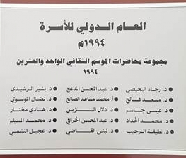 International Year of the Family, 1994